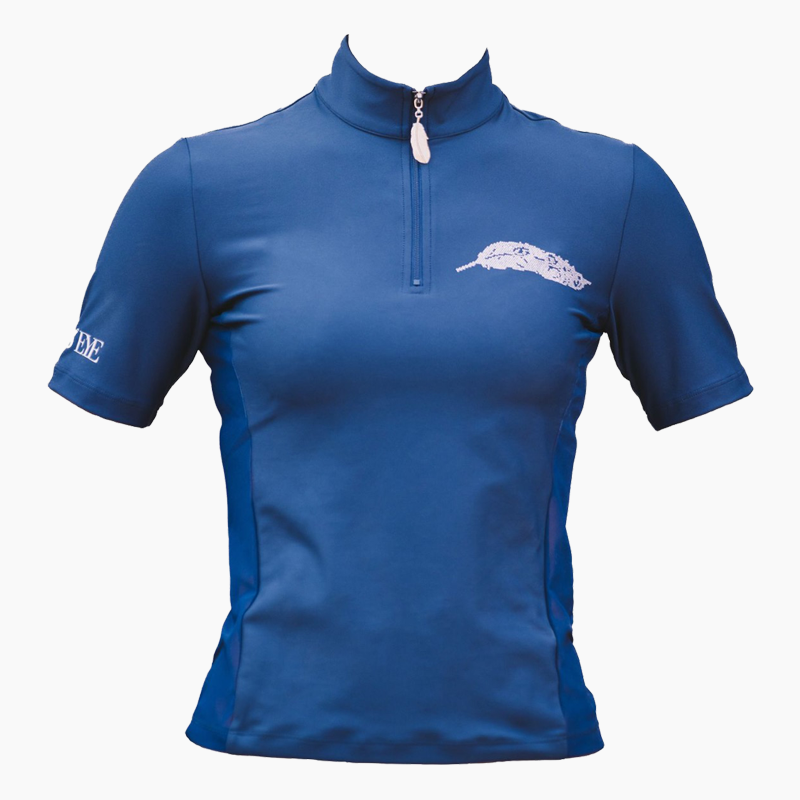 Women's Blue Equestrian Top – Tigers Eye Equestrian Clothing
